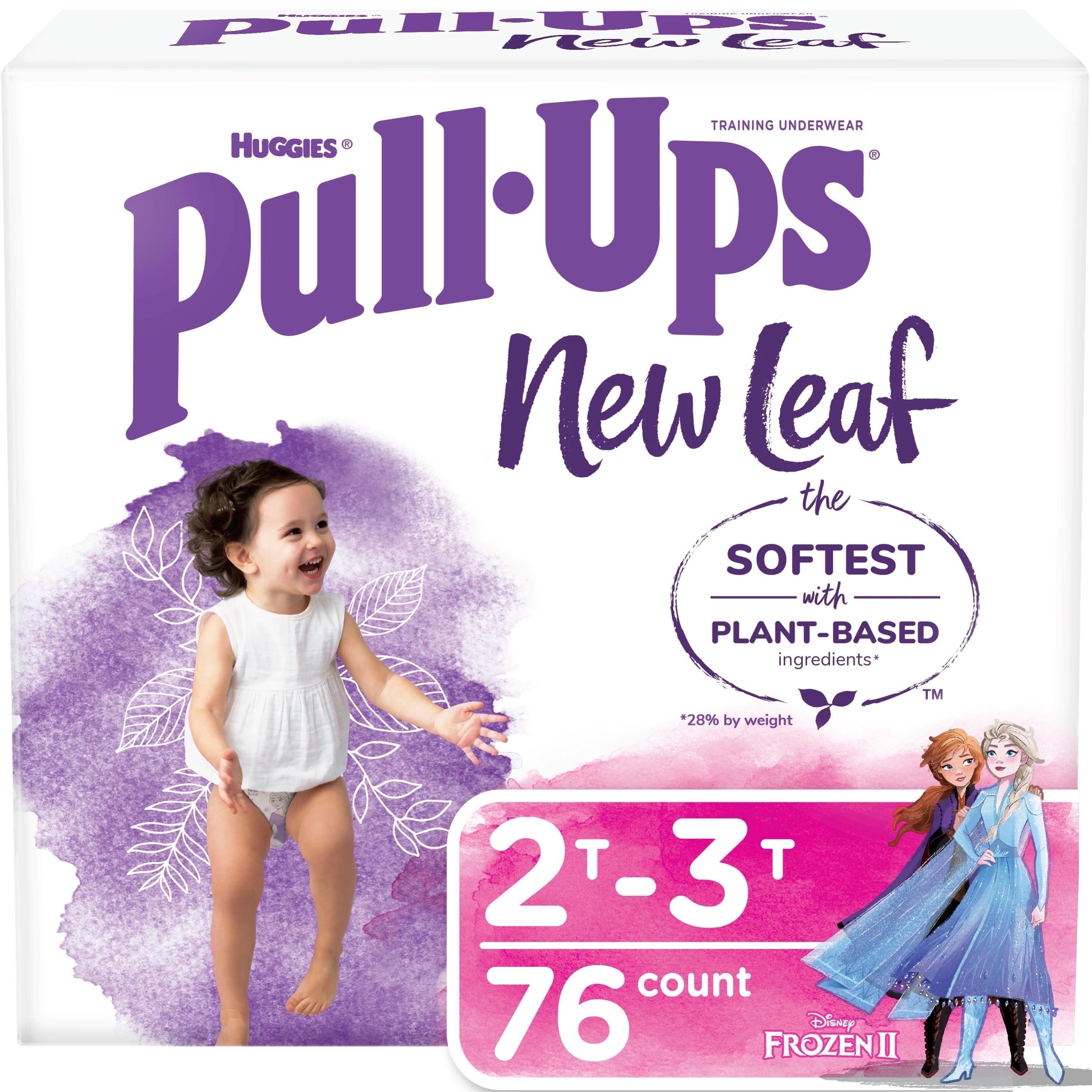 Pull-Ups New Leaf Girls' Potty Training Pants, 2T-3T, 76 Ct