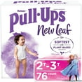 thumbnail image 1 of Pull-Ups New Leaf Girls' Potty Training Pants, 2T-3T, 76 Ct, 1 of 11