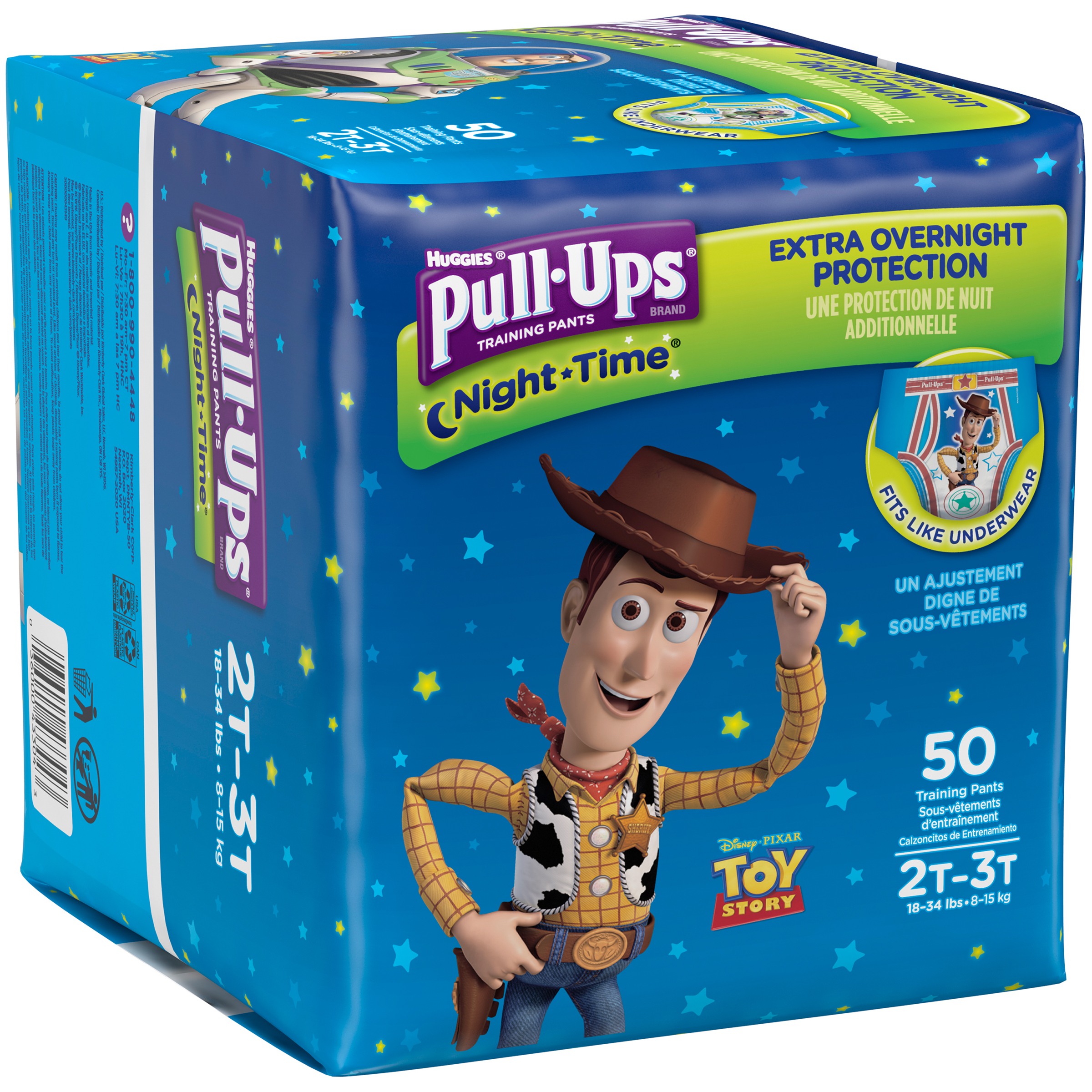 Pull-Ups Training Pants, NightTime for Boys 2T-3T - image 1 of 9