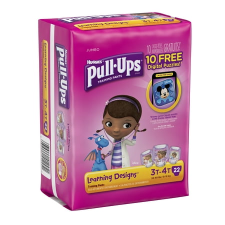 Pull-Ups? Training Pants with Learning Designs? for Girls 3T-4T