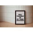 Pull Yourself Up By Your Bootstraps Poster, Neutral Retro Western ...