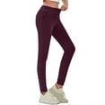 thumbnail image 1 of Pull on Leggings for Women Elastic Waist Slim Fitting Trendy Stretch Jeans Casual Dressy Pants with Pockets, 1 of 9