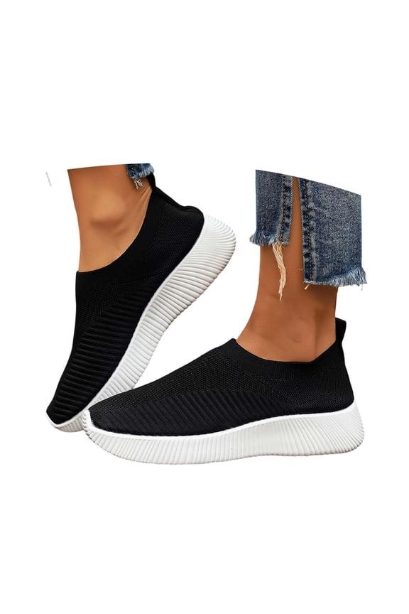 Pull-on Shoes Women Sock Sneakers Walking Jogging Yoga Casual Lightweight Indoor Outdoor