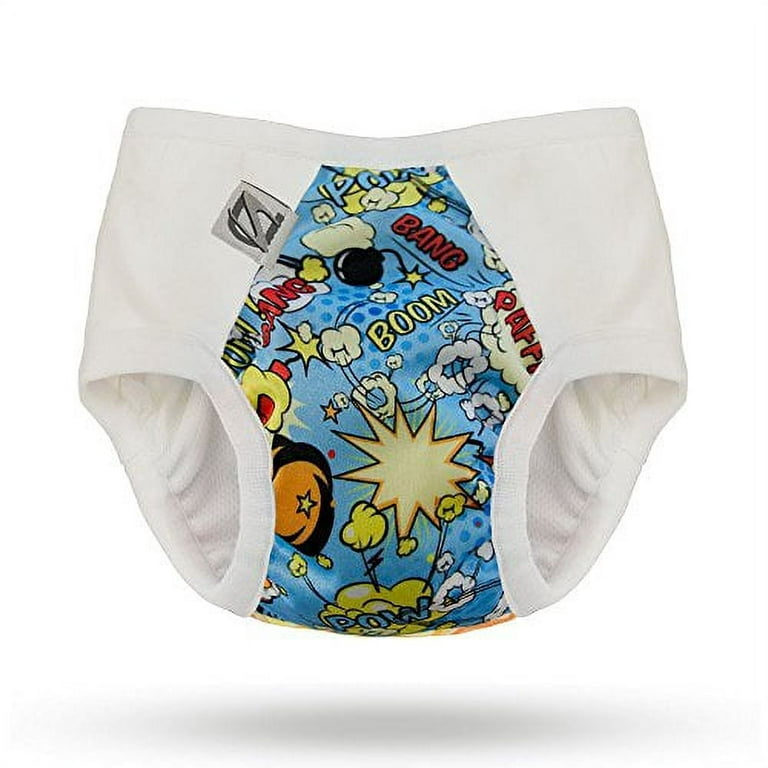 Pull-on Undies 2.0 Stretchy Waterproof Potty Training Pants and Toilet  Training Underwear (Dynamite, Large) 