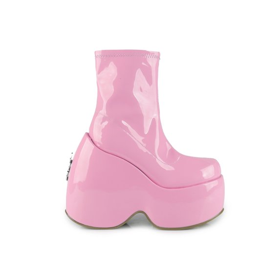 Pull on Women's Chucky Platform Sock Booties.