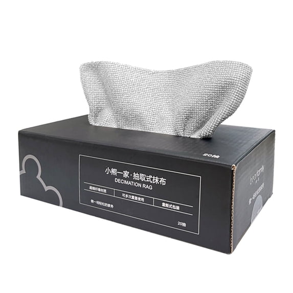 Pull-out Absorbent Microfibre Cloths,Rags in Box-(Pack of 50) Lint Free Microfiber Cleaning Cloth,Scratch & Streak-Free,Dispensable Wash Towels for Cars,Window Glass,and Auto Shop,11x11in