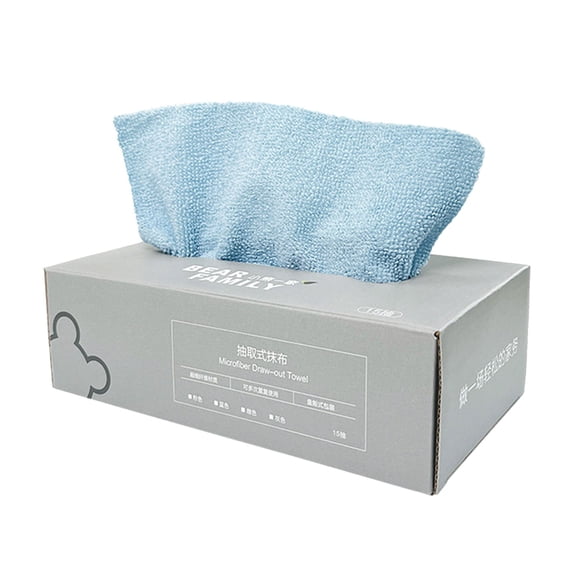 Pull-out Absorbent Microfibre Cloths,Rags in Box-(Pack of 50) Lint Free Microfiber Cleaning Cloth,Scratch & Streak-Free,Dispensable Wash Towels for Cars,Window Glass,and Auto Shop,11x11in