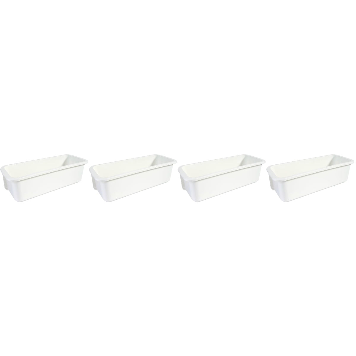 Pullout Storage Box 4 Pack Wallmounted Holder Container Shelves Shelf