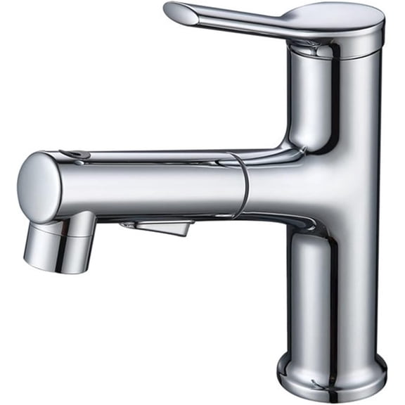 Pull-out bathroom sink faucet Bathroom sink faucet
