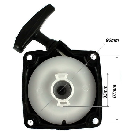 Pull starter for Fuxtec EA 2.2 Scheppach ED 1650 Auger Replacement