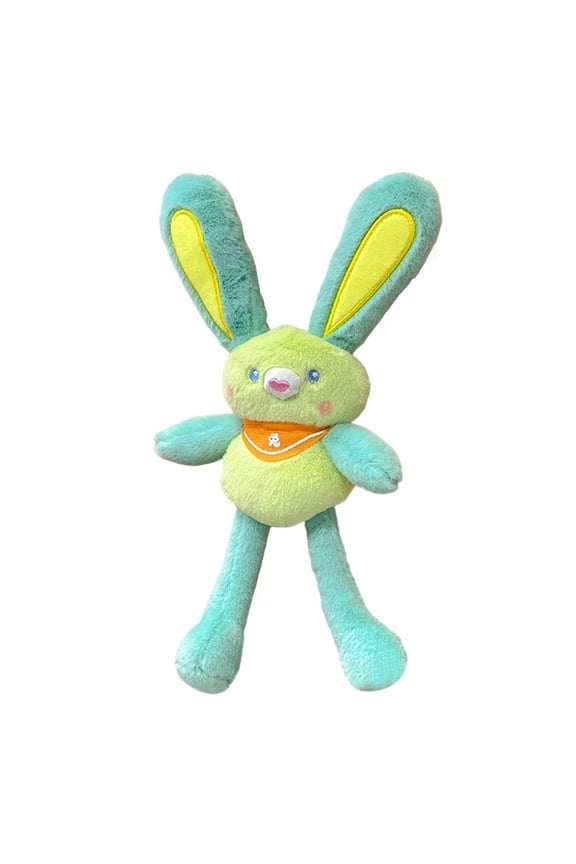 Pull up Rabbit Plush Toys,Easter Bunny Pulls-up Toys,Interactive Stretchy Design, Switchable Ears & Legs,Pull-Out Funny Rabbit Plush Keychain
