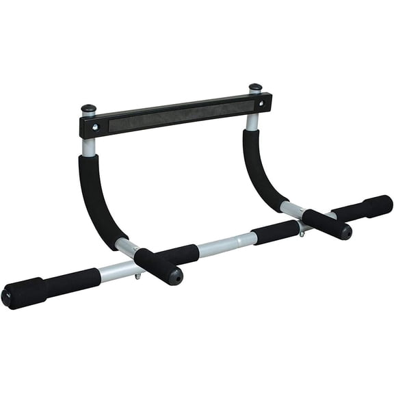 Pull-up bar - Full-body workout bar for door frames, adjustable and lockable width, screwless, portable horizontal pull-up bar for door frames, home fitness equipment: pull-up bar: sports and outdoor