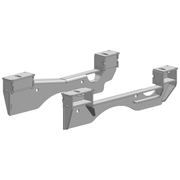 PullRite 2766 ISR Series Custom Mounting Kit - 2017 Ford F250/F350 with Aluminum Bed