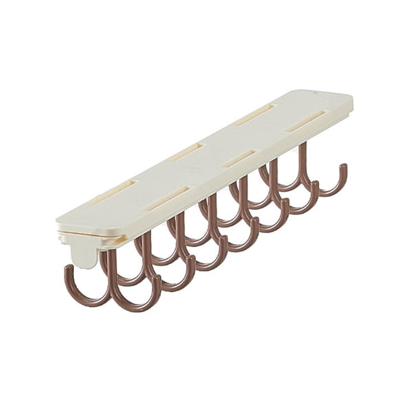 Pullable Hanger with Retractable Hook, Multifunctional Sliding Closet Organizer, Space-Saving Adjustable Clothes Hanger for Wardrobe, Convenient Hanging Storage Solution