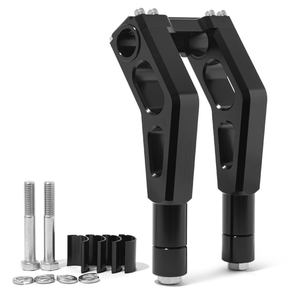 Pullback 7" 8" Riser Clamp For Harley Club Style 1" 1.25" 1-1/8" bar Dyna Fat Bob Low Rider Street Bob FXDB Wide Glide FXDWG 1993-2017 Fat Boy FLFBS 2018-2022 Iron 883 XL883N 09-22 Road King Softail