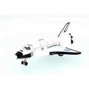 Pullback Discovery Space Shuttle, White - Daron PMT51355 - Diecast Model Toy Spacecraft (Brand New but NO BOX)