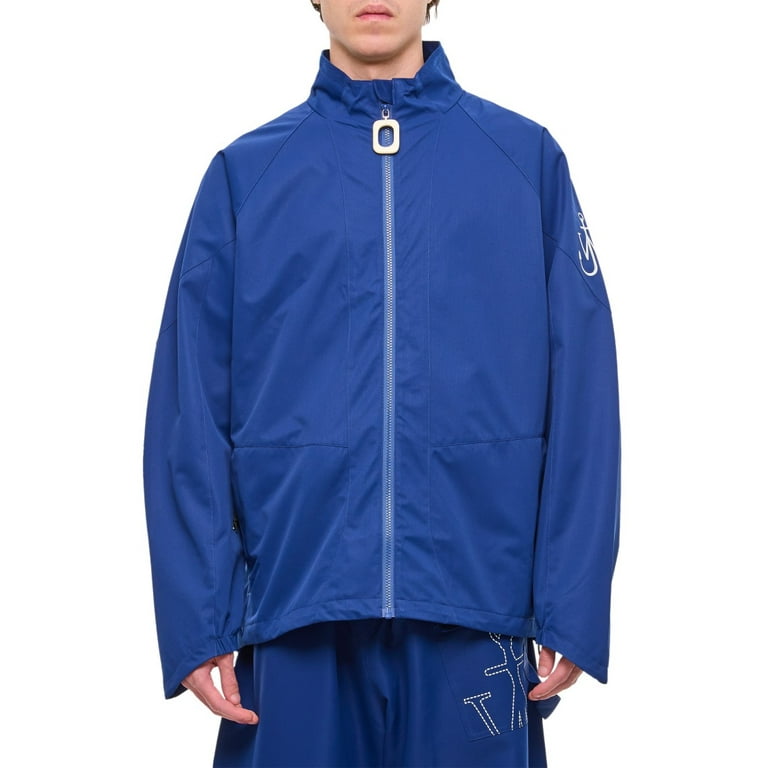 J.W. Anderson Male Puller Track Jacket Blue Sizes standard XXXS 7XL Walmart