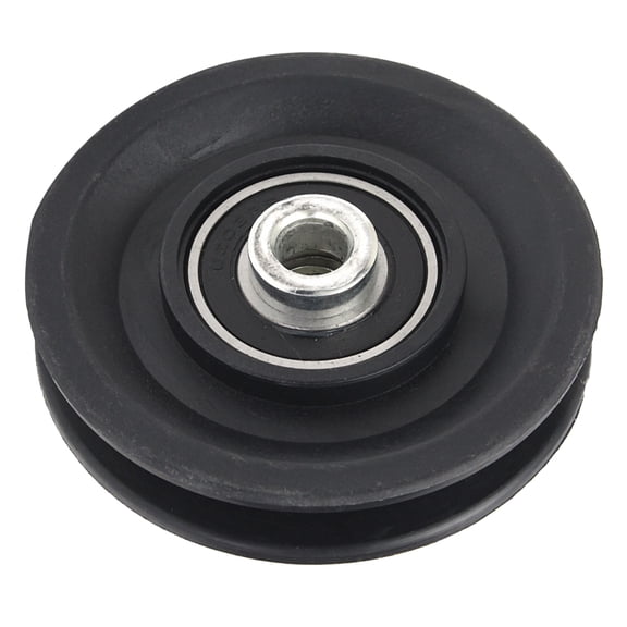 Beaupretty 1Pc Pulley for Gym Black Metal Material Ideal for Home Fitness and Garage Door System