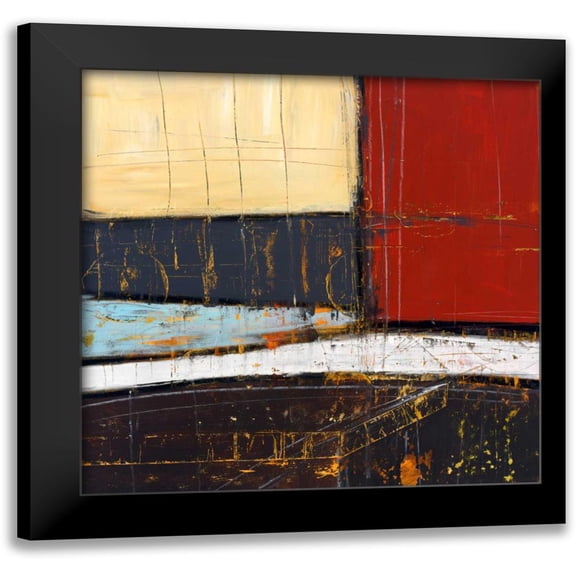 Pulliam, Mark 12x12 Black Modern Framed Museum Art Print Titled - Draft I