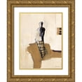 thumbnail image 1 of Pulliam, Mark 15x18 Gold Ornate Wood Framed with Double Matting Museum Art Print Titled - Pose II, 1 of 4