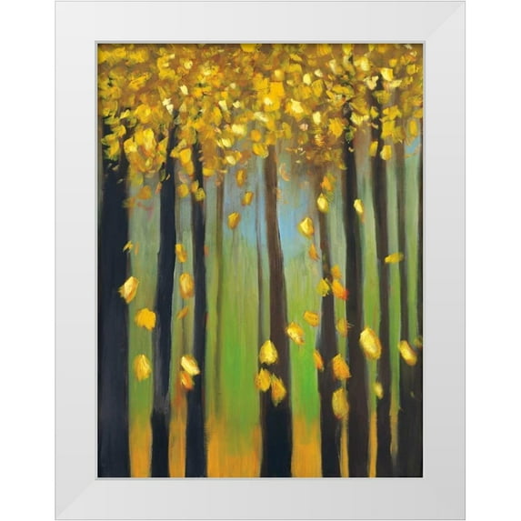 Pulliam, Mark 25x32 White Modern Wood Framed Museum Art Print Titled - Colors of Fall I