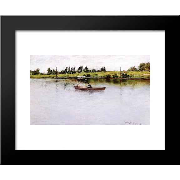 Pulling for Shore 20x24 Framed Art Print by William Merritt Chase
