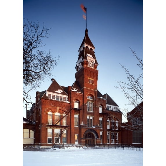 Pullman Palace Car Works Administration Building History (18 x 24)