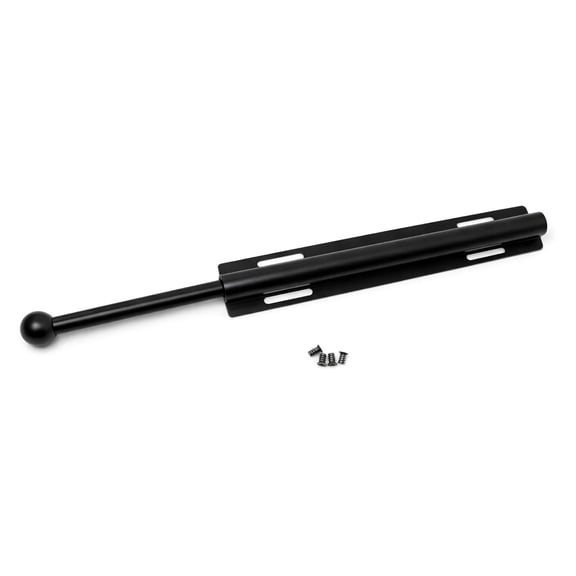 Pullout Closet Wardrobe Valet Rod,12 Inch Expendable,Reversible,Includes Installation Screws,For Home Closet Organization,Matte Black