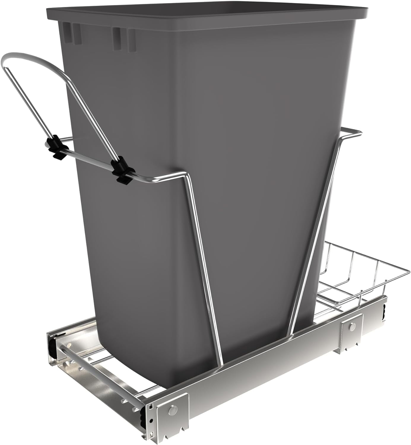 Pullout Trash Can for Under Kitchen 35 Qt 12 Gallon Garbage