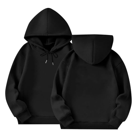 Pullover Hoodie for Girls Classic Fit Long Sleeve Hooded Sweatshirt with Adjustable Drawstring Kangaroo Pocket