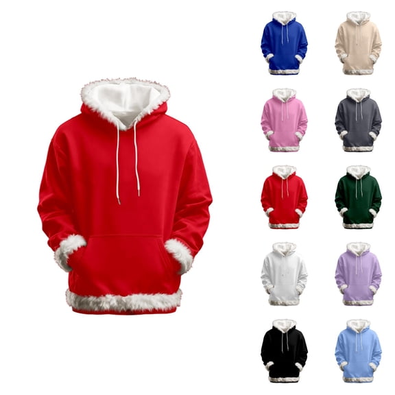 Pullover Hoodie for Women with Pockets Fall Winter Trim Fashion Sweatshirt Hoodie Pullover Tops