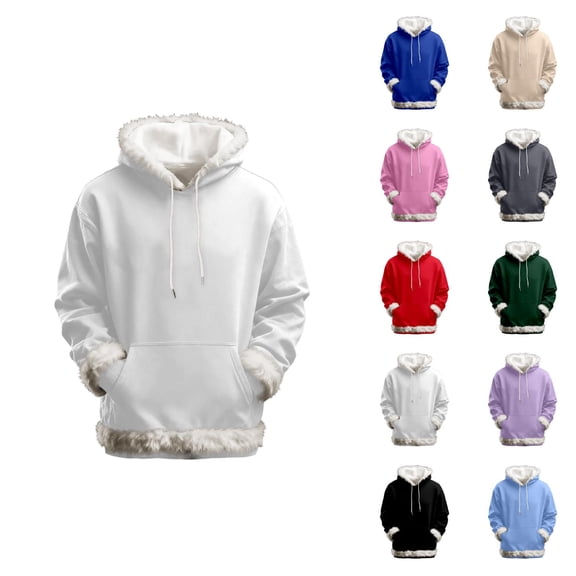 Pullover Hoodie for Women with Pockets Fall Winter Trim Fashion Sweatshirt Hoodie Pullover Tops