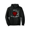 thumbnail image 1 of Pullover Hoodies For Men Vintage Classic Funny Creepy Valentines Day Pullover Hoodie Black Sweatshirt,3XL Unisex Hoodie, 1 of 5