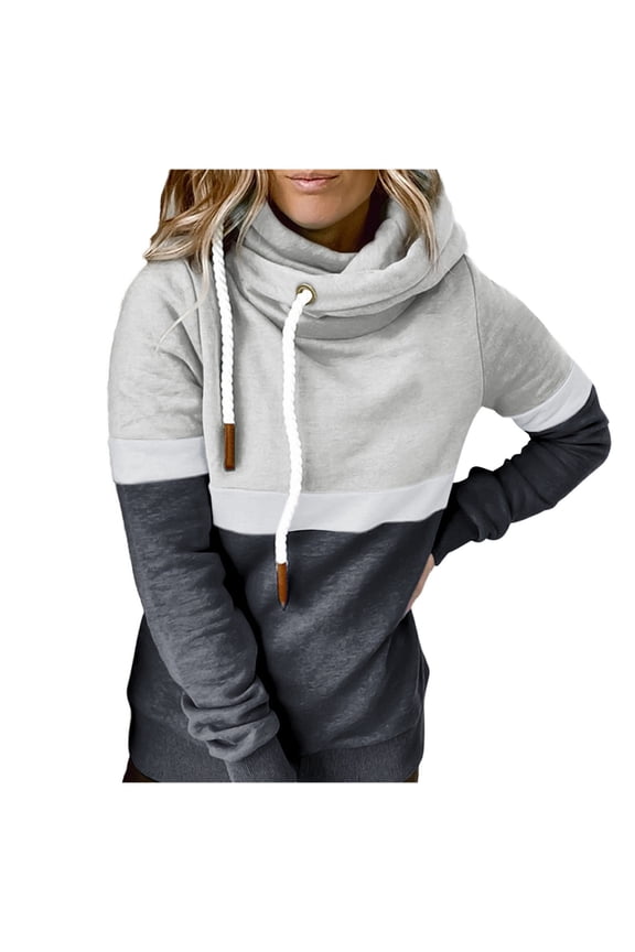 Pullover Sweater Fall Kimono Cold Shoulder Colorblock Polyester (Grey,XL)