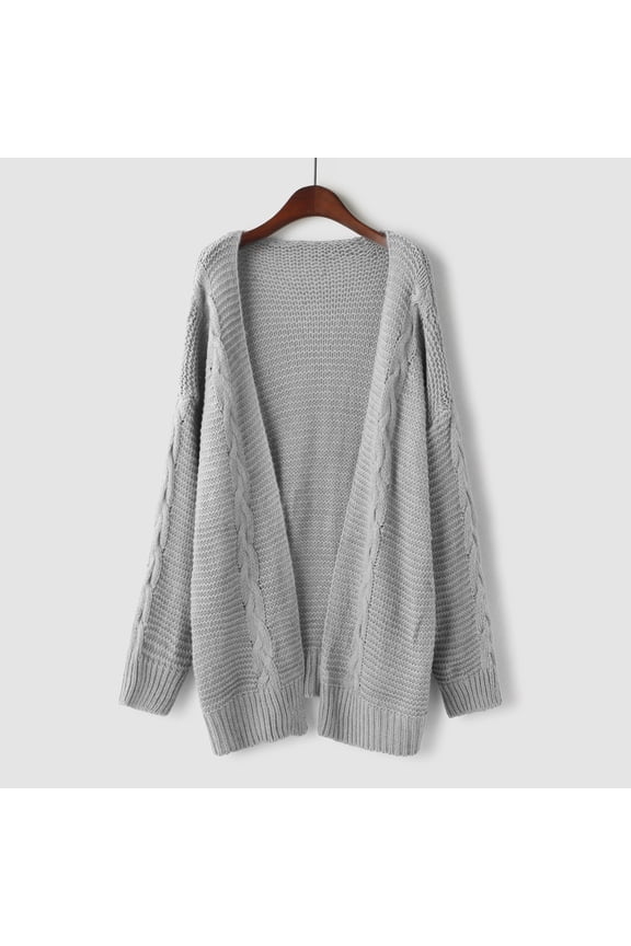 Pullover Sweater For Womens Sweater Cardigan Bat Sleeve Knit Shirt Turtleneck Sweater Casual Warm Sweater Jacket Plaid Open Front Sweaters Flurry Jacket Cardigan Jacket Women Extra Long Sweater Women