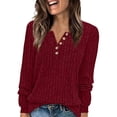thumbnail image 1 of Pullover Sweaters for Women Cable Sweater Casual Tops Light Sweater Knit Sweater Business Casual Sweaters Teacher Sweater Fall Sweaters Winter Outfits Elegant Tops F Dressy Sweaters, 1 of 3