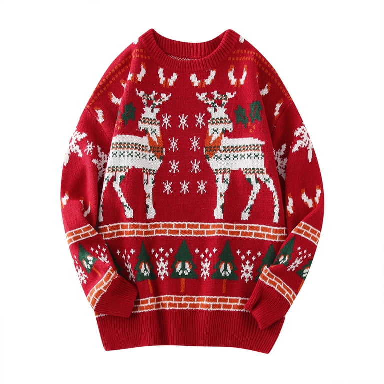 Deer sweater mens online
