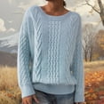 thumbnail image 1 of Pullover Sweaters for Women Women's Knit Sweater Oversized Pullover Soft Winter Warm Turtleneck Casual Loose Fit Cozy Fall Top, 1 of 3