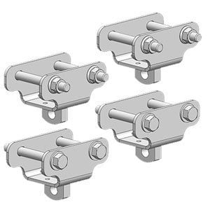 Pullrite 2911 Short Mounting Feet Set