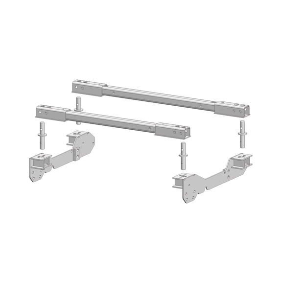 Pulliam Enterprises, Inc. 4428 Pullrite Superglide Superrail Mounting Kit - Chevy 2011-2012, 2500 & 3500
