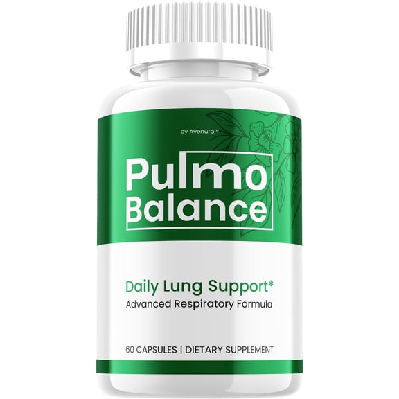 Pulmo Balance Capsules – PulmoBalance Natural Blend Daily Breathing Wellness Support, 1 Pack, 60 Capsules