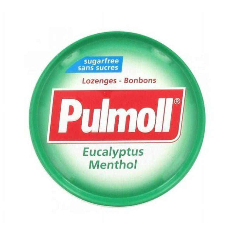 Pulmoll Lozenges Mint Eucalyptus Sugar Free 45g by Pulmoll