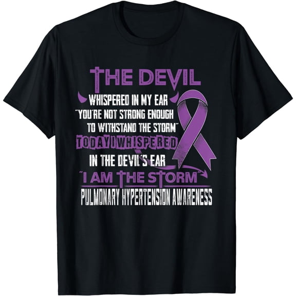 Pulmonary Hypertension Awareness I am the Storm Devil T-Shirt