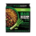 thumbnail image 1 of Pulmuone Korean Jjajangmyeon Noodles - 4 Pack Savory and Sweet Black Bean Noodles, 1 of 1
