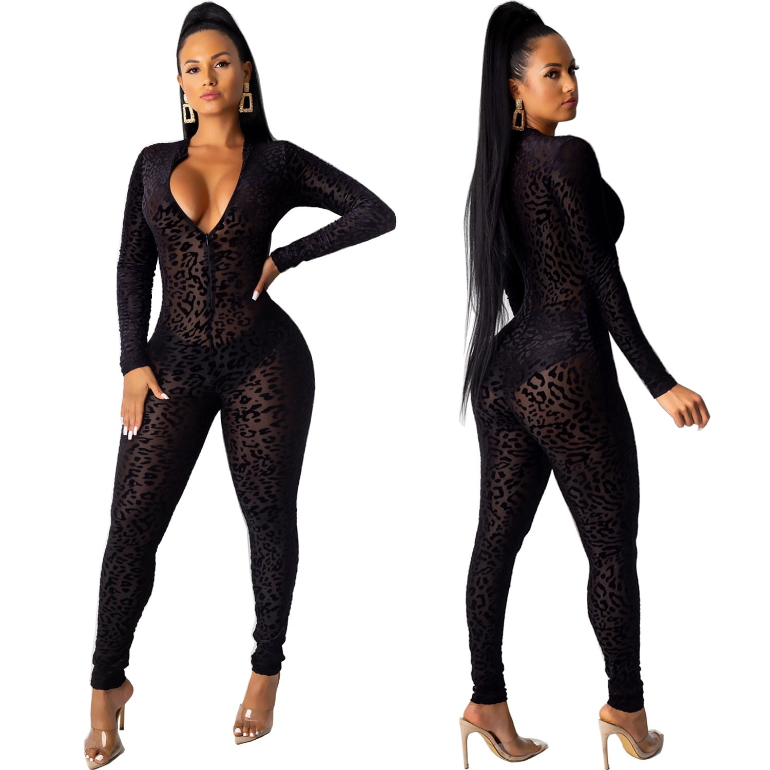 Leopard Print Hooded Floral Jumpsuits For Women For Women Long Sleeve Body  Sexy Playsuit With Shrot Pants, Slim Fit High Street Romper From Bai04,  $19.36
