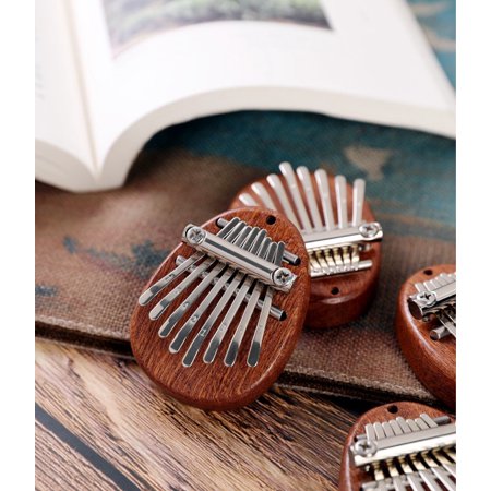 Puloru Portable Mini 8 Keys Kalimba Thumb Keyboard Musical Instrument