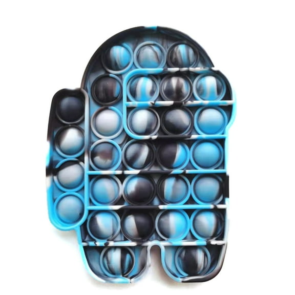 Puloru Push Pop Bubble Fidget Toy, Stress Relief Sensory Toy Desktop Game
