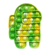 Puloru Push Pop Bubble Fidget Toy, Stress Relief Sensory Toy Desktop Game