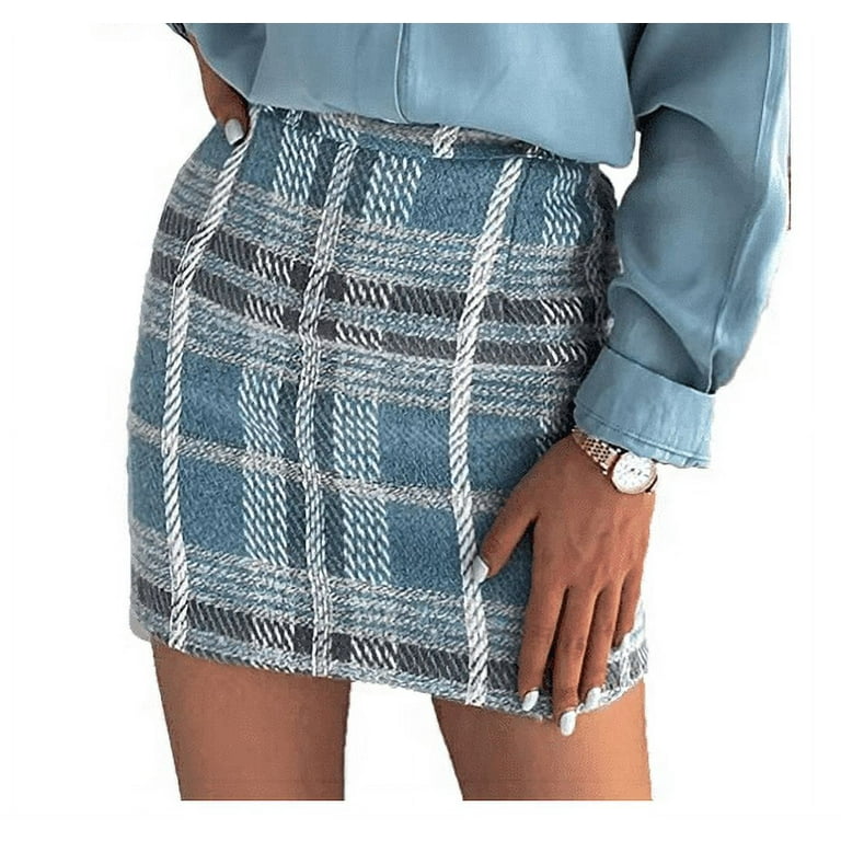 High waisted skirt outlet tweed