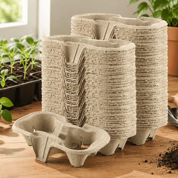 Pulp Fiber Drink Carrier Tray for 8-24 oz Cups